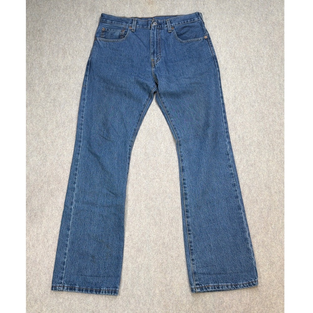 Levi's 517 Jeans Mens 32x30 Blue Bootcut Western Americana Workwear 90s Classic